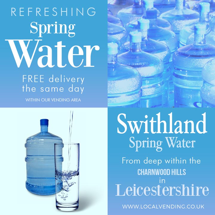 Bottled spring water deliveries