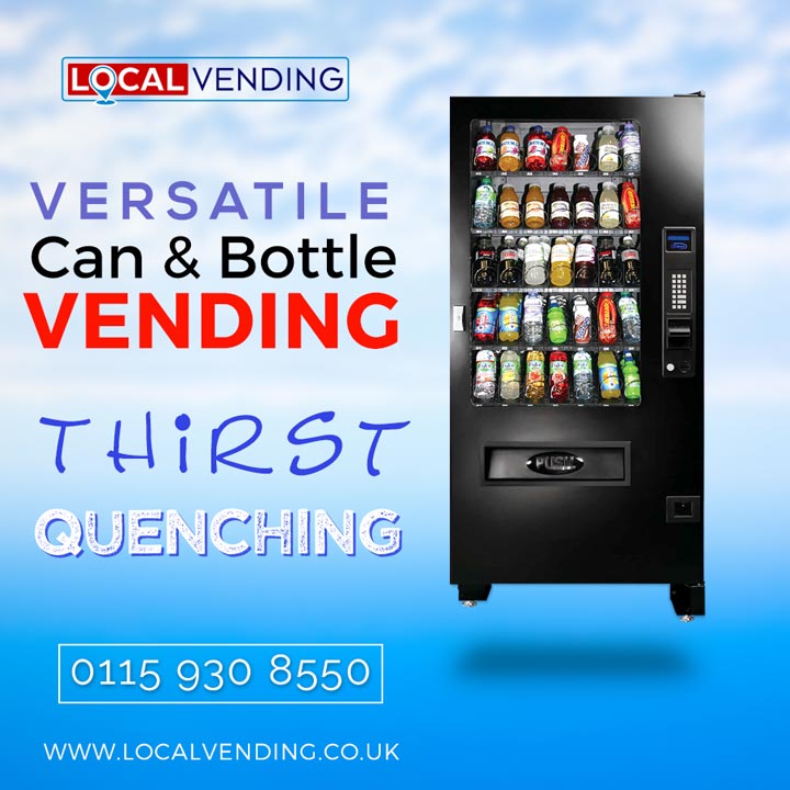 Versatile can and botttle vending